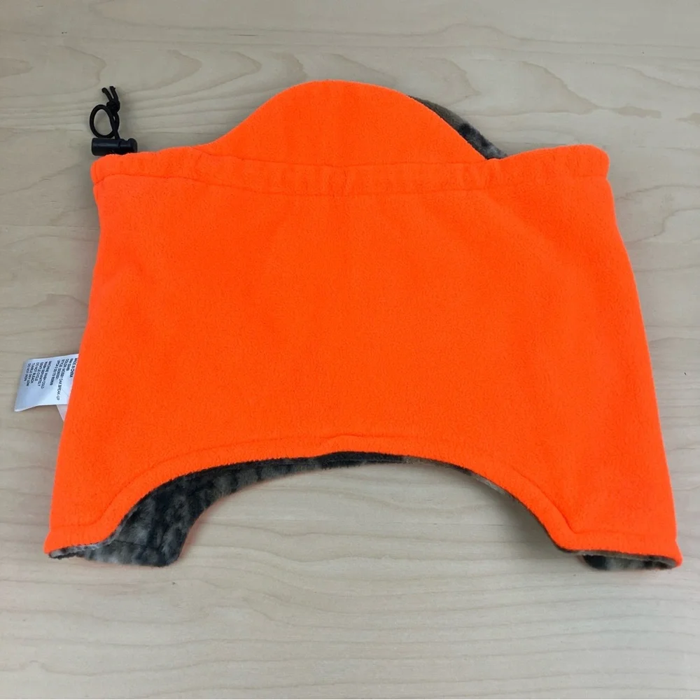 Remington Mossy Oak Break Up Reversible Neck Warmer Gaiter Camo Blaze Orange